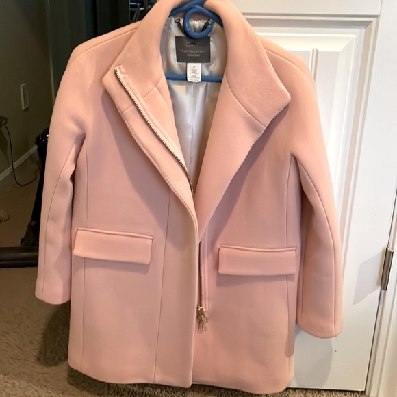 J crew winter coat pink peach excellent